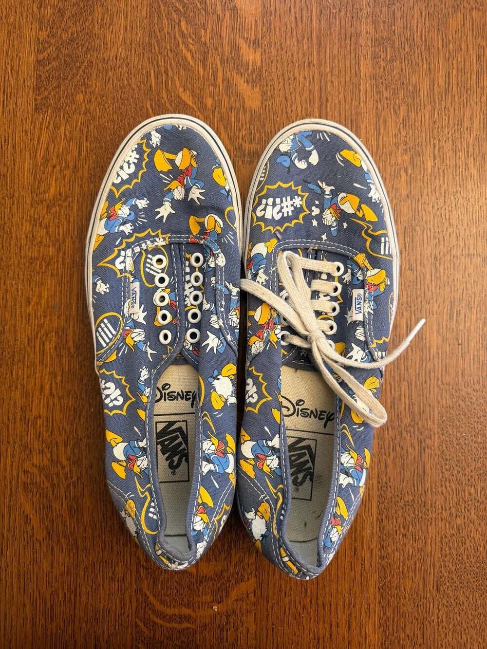 Vans x Disney Authentic Donald Duck Print Sneakers